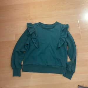 Kids green sweatshirt